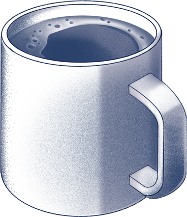 ilustração de um copo de café