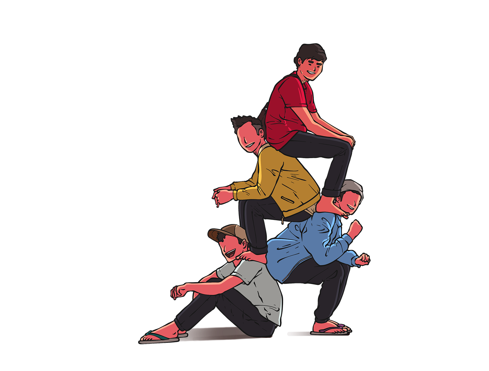 ilustrações de alunos