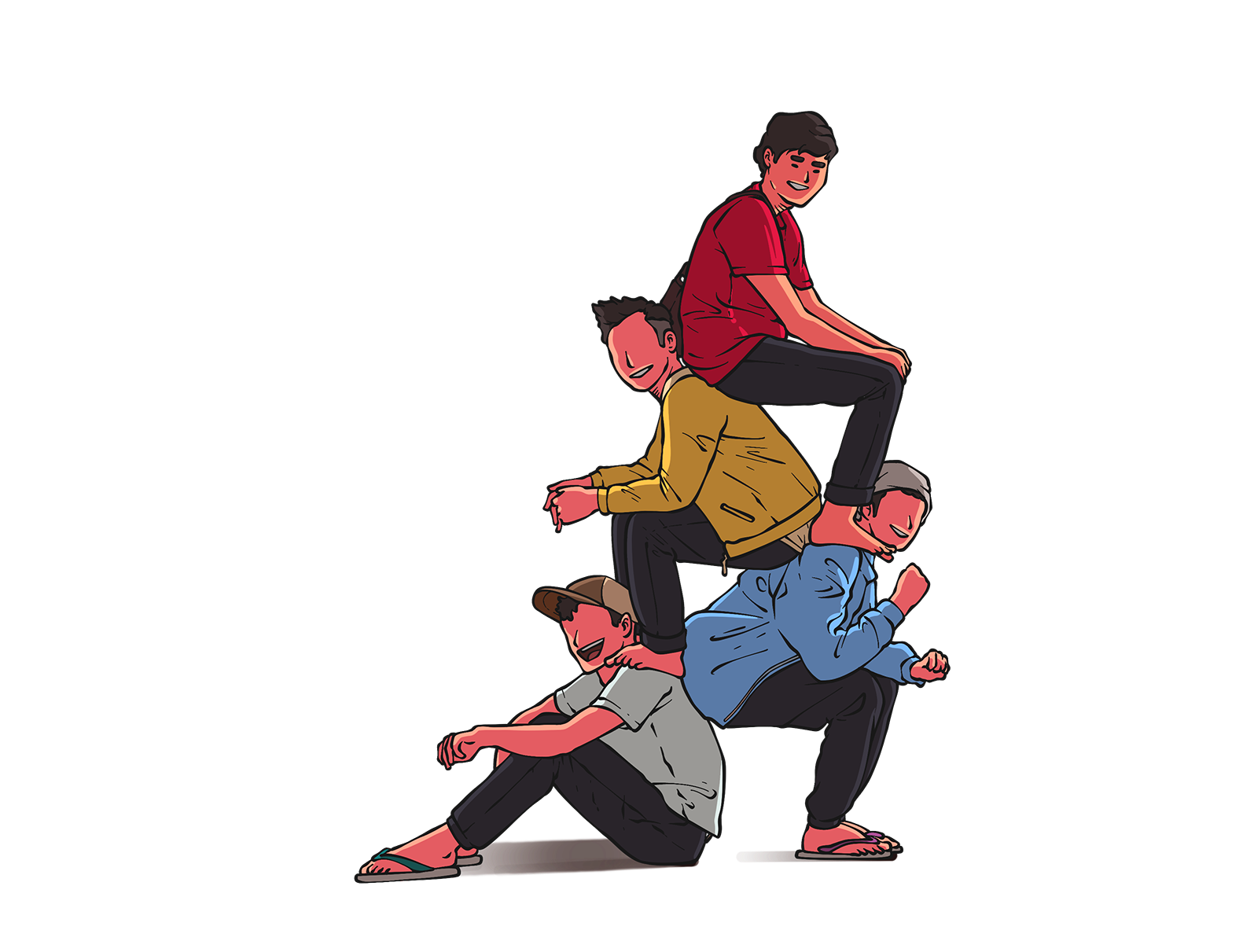 ilustrações de alunos